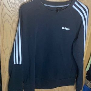 Adidas black crewneck